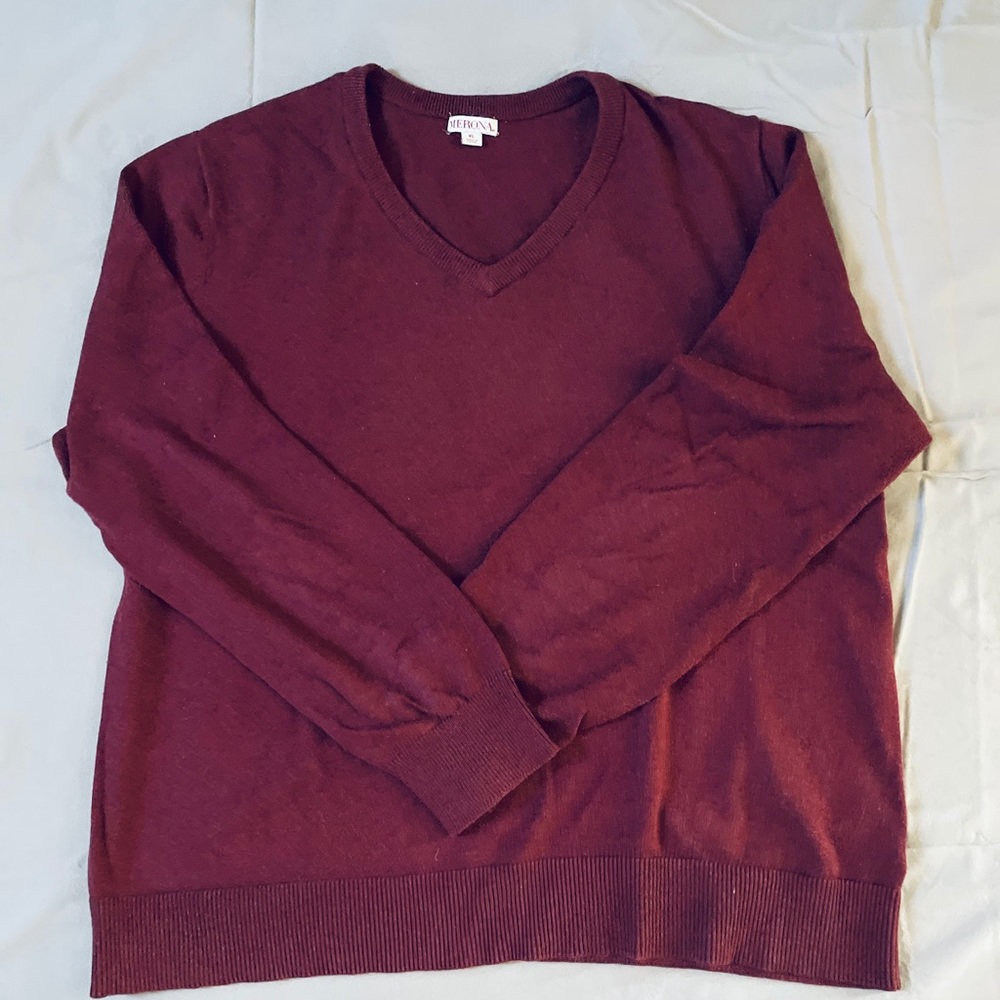 Mens XL Merona Cotton V neck Sweater